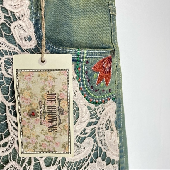 Festival Denim and Lace Short 90’s Y2K - Picture 10 of 15